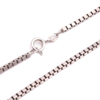 HALSKEDJA SILVER VENETIANSK 39,5CM, BREDD: 2,2MM (NGT BUCKLIG)