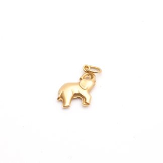 HÄNGE ELEFANT 19x10MM - OBS! EN LITEN BUCKLA PÅ MAGEN