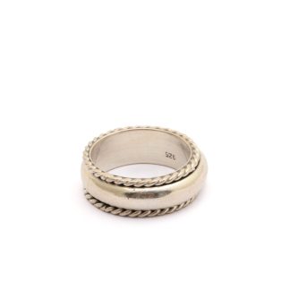 RING MED MÖNSTER OCH SNURRBAR DEL ø 18,5MM