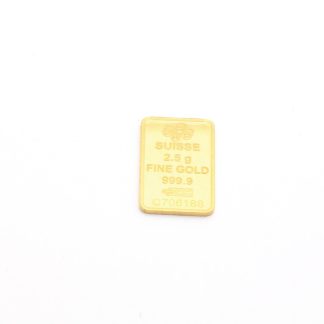GULDTACKA PAMP " FORTUNA " #C706188 - FINGULD 999,9 - 2,5G