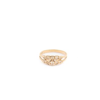 RING X-LÄNK MED STAV ø 17MM - TILLV. GULDFYNDGRUPPEN