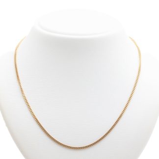 HALSKEDJA PANSAR 43CM, BREDD: 2MM