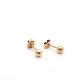 PAR ÖRHÄNGEN KULOR ø 4MM