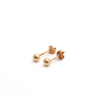 PAR ÖRHÄNGEN KULOR ø 4MM - TILLV. SVERIGE