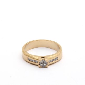 DIAMANTRING TOT. CA: 0,12CT ø 17,75MM - TILLV. GULDFYNDGRUPPEN