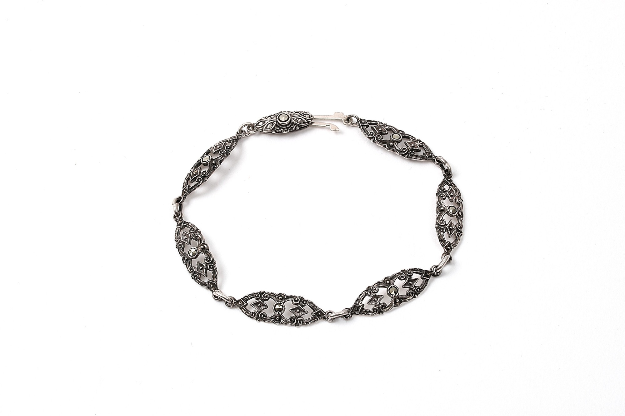 ARMLÄNK MED MARKASITER 19CM