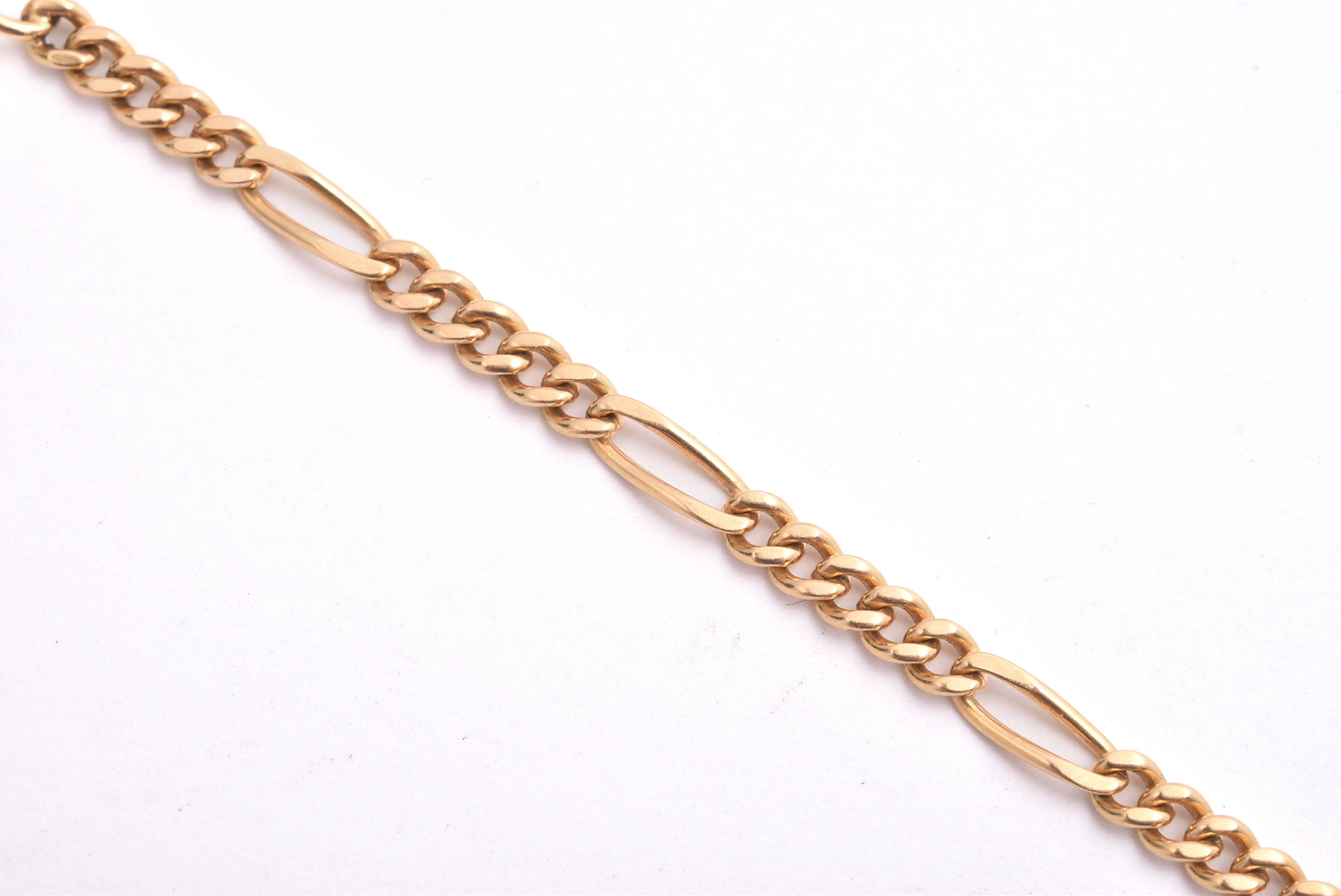 ARMLÄNK FIGARO 17,8CM, BREDD: 3MM, SVENSK ”KATTFOT”-STÄMPEL