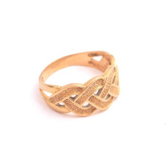 RING M FLÄTAT MÖNSTER, 18,25MM
