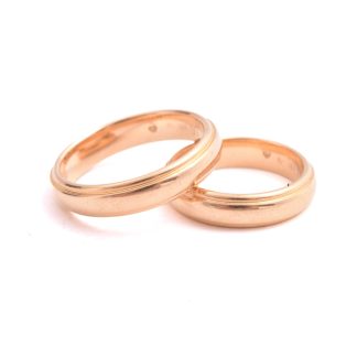 2 MATCHANDE RINGAR SL M GRAVYR, 15,5MM RESP 18MM, SVENSKA STÄMPLAR