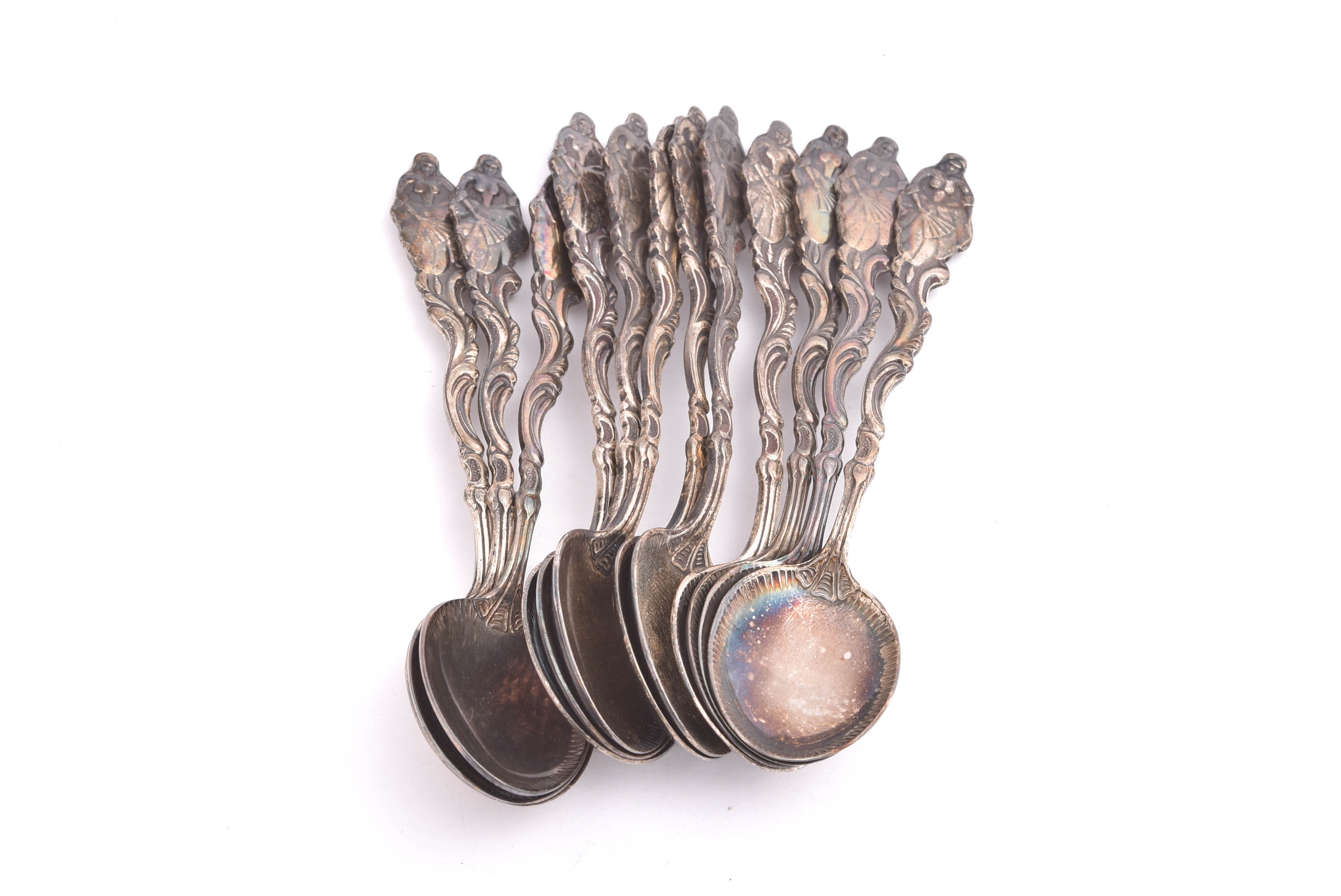 12 KAFFESKEDAR SILVER, MODELL: ULLA WINBLADH, 100MM, TILLV. MATSILVER AB, STOCKHOLM 1958-62 - Bild 2