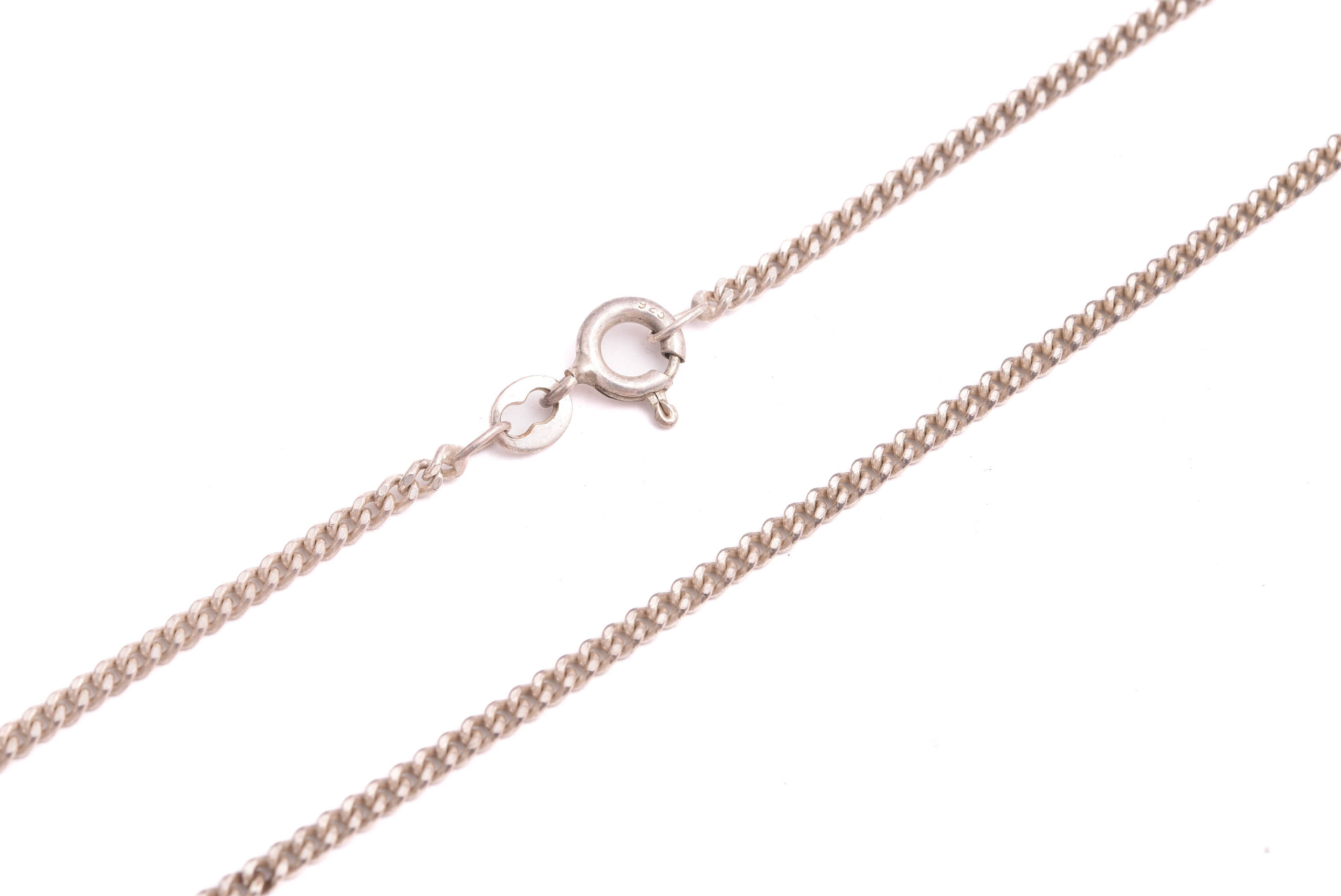 HALSKEDJA SILVER PANSAR 45,5CM, BREDD: 2MM, TILLV. CARLSÉN, SUNDSVALL