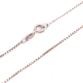 HALSKEDJA SILVER VENETIANSK 70CM (NGT BUCKLIG, DELVIS OXIDERAD) BREDD: 1,2MM, TILLV. GULDFYND
