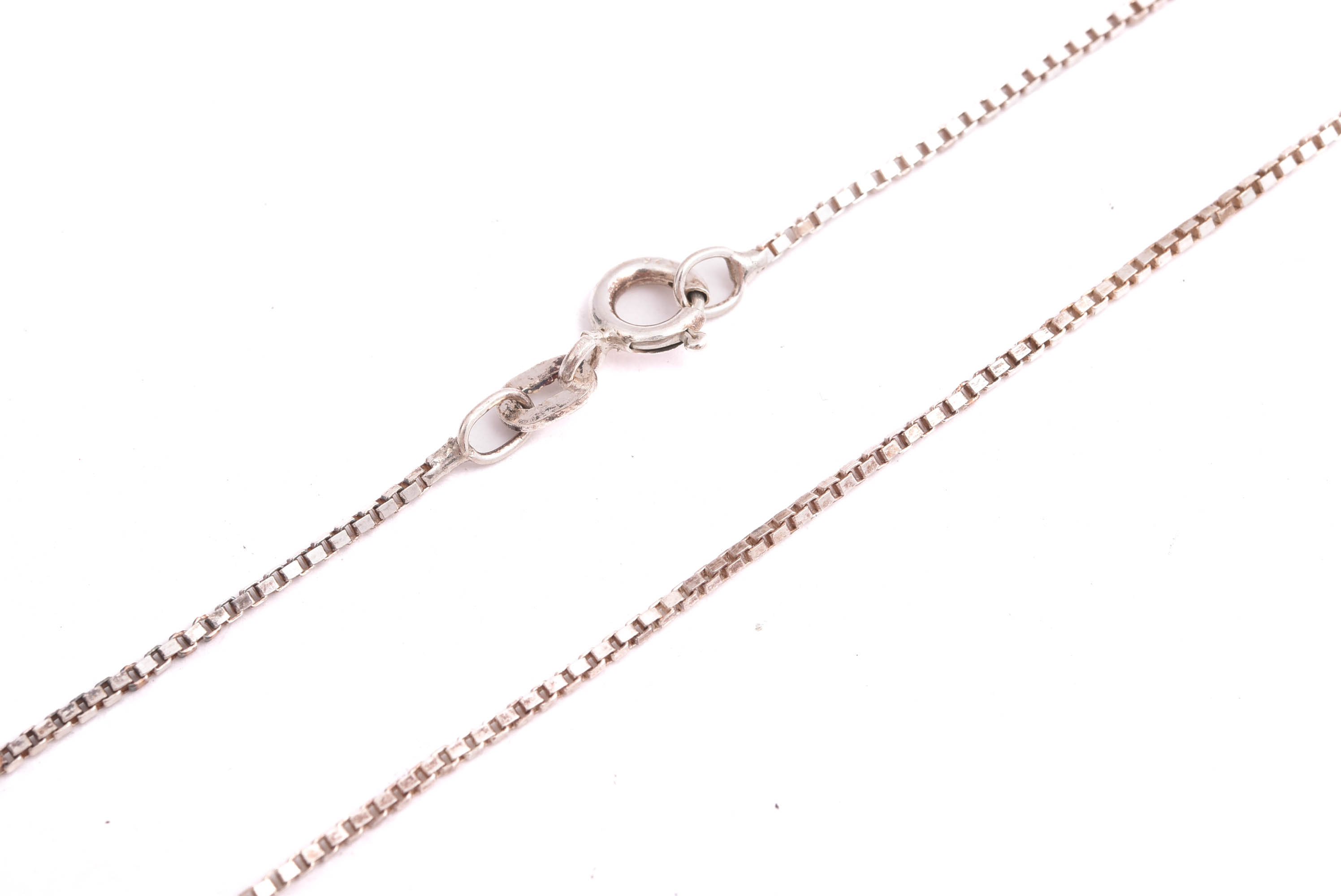 HALSKEDJA SILVER VENETIANSK 70CM (NGT BUCKLIG, DELVIS OXIDERAD) BREDD: 1,2MM, TILLV. GULDFYND