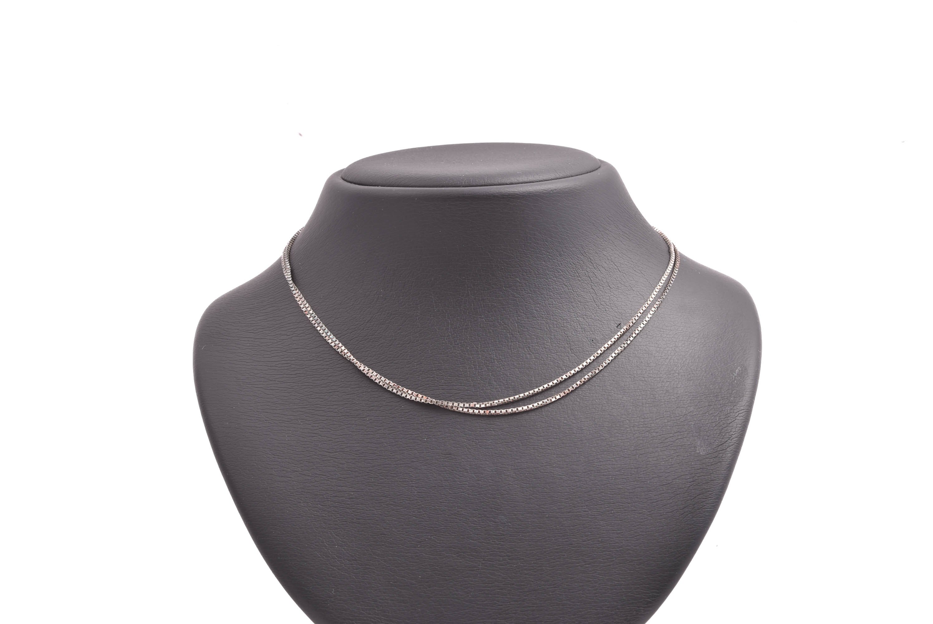 HALSKEDJA SILVER VENETIANSK 70CM (NGT BUCKLIG, DELVIS OXIDERAD) BREDD: 1,2MM, TILLV. GULDFYND - Bild 2
