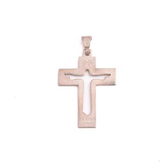HÄNGE SILVER KRUCIFIX 3,9CM INKL ÖGLAN, TILLV. FALKÖPING 1989