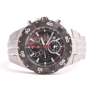 HERRUR SEIKO CHRONOGRAPH 100M Q 43MM, MODELL: SNAD35, REK. NYPRIS: 4550:-