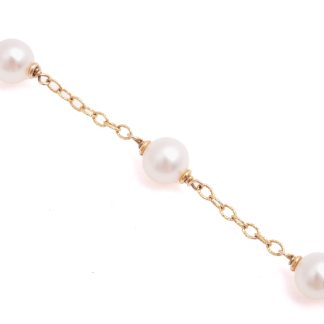 ARMLÄNK M PÄRLOR (6,0-6,2MM) 17,5CM, TILLV. ITALIEN