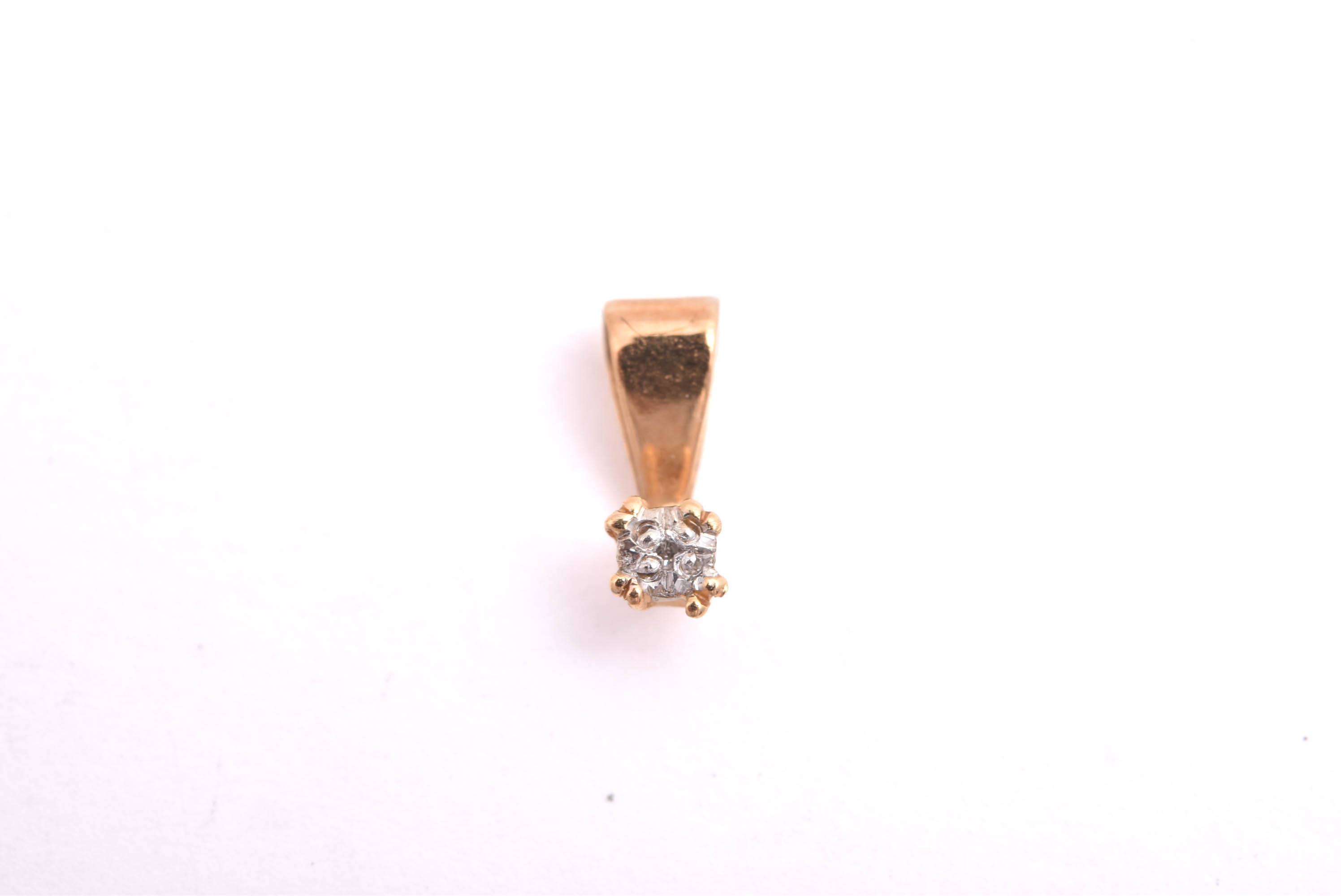 HÄNGE M ÅTTKANT-SLIPAD DIAMANT, 9MM, SVENSKA STÄMPLAR - Bild 2