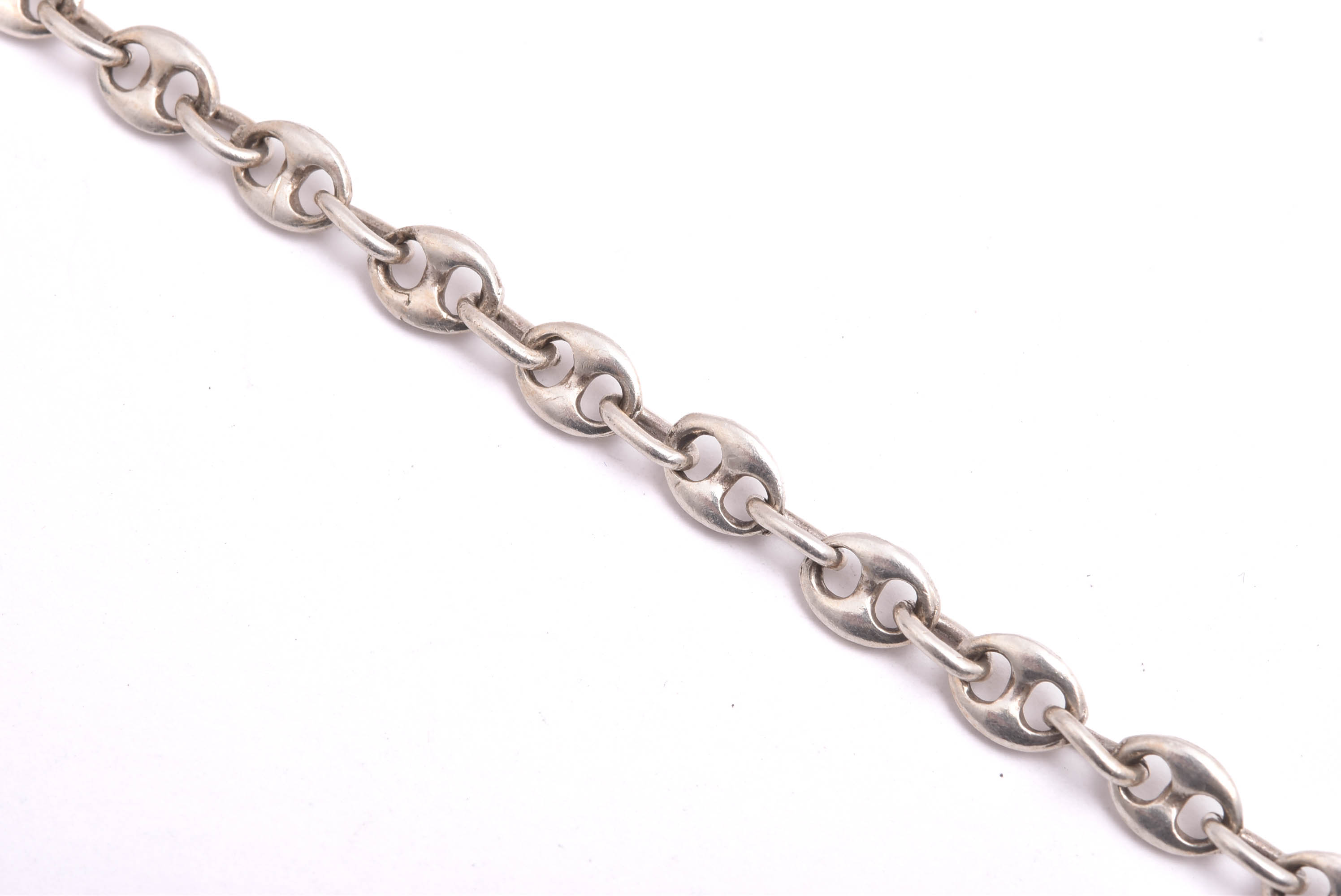 ARMLÄNK SILVER BÖNLÄNK 19CM, BREDD: 4,7MM