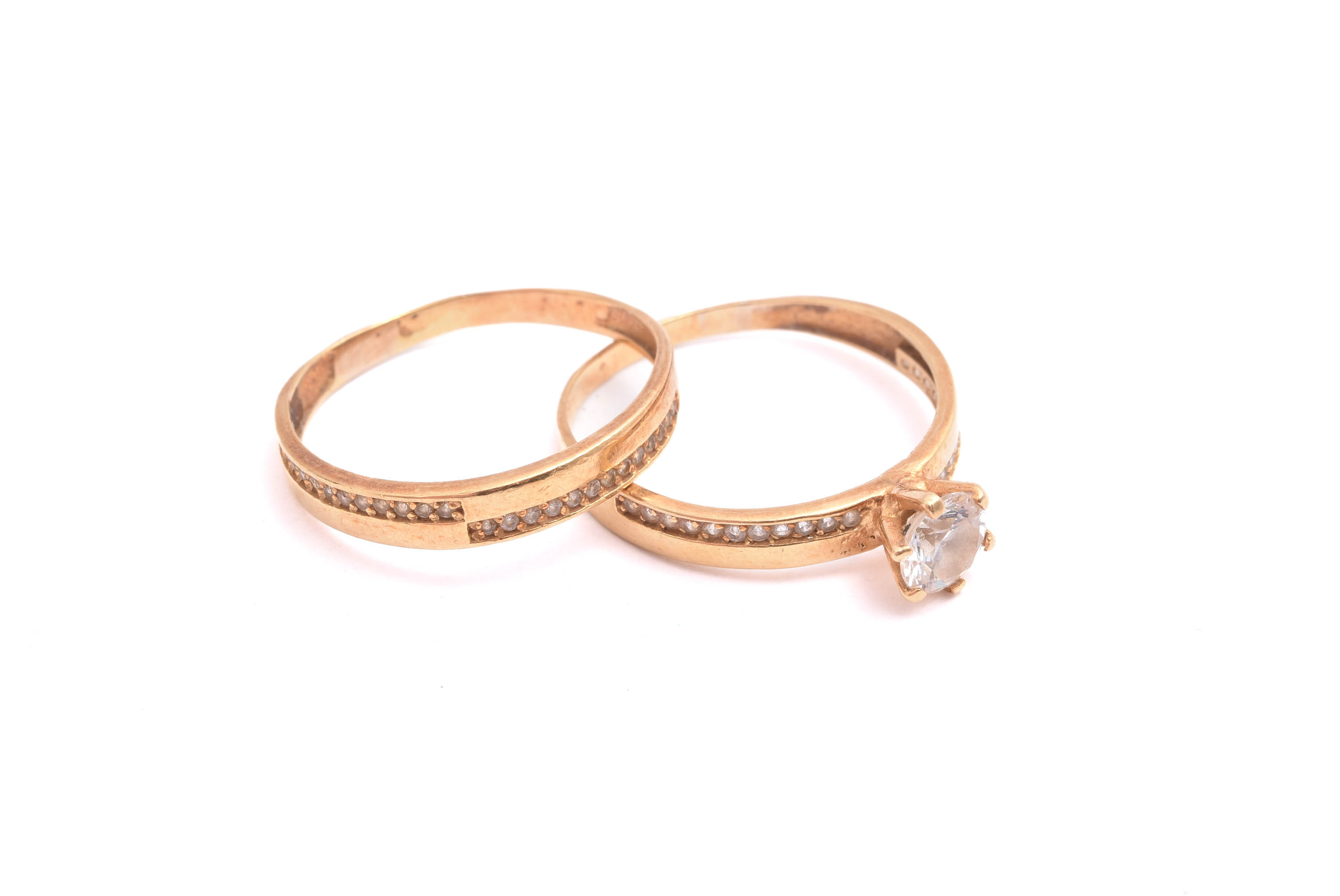 2 RINGAR M SYNTETISKA STENAR, 18,25MM RESP 18,5MM (NGT BUCKLIGA & NGT SLITAGE)