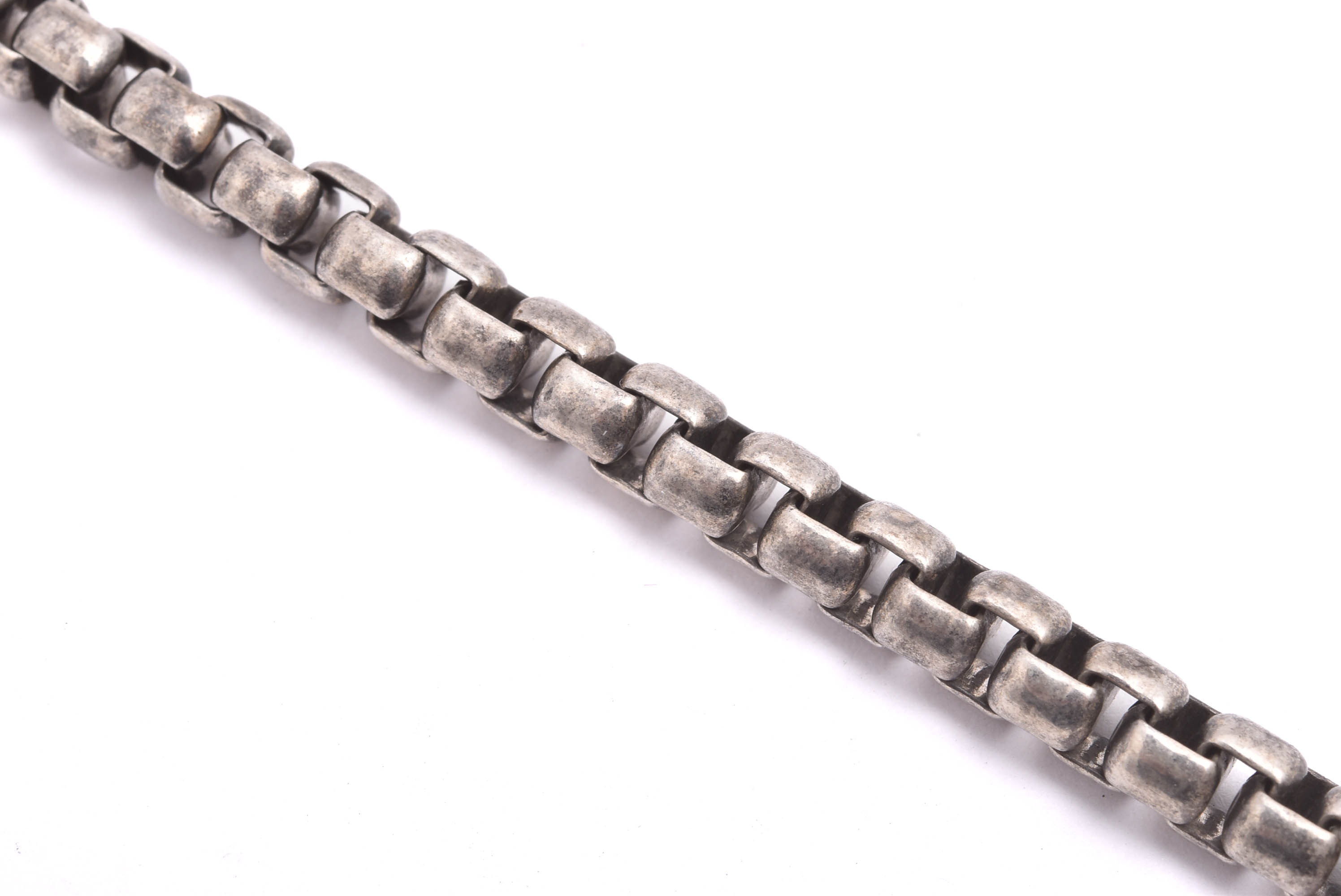 ARMLÄNK OXIDERAT SILVER 20,5CM, BREDD: 5,4MM, TILLV. GULDFYND