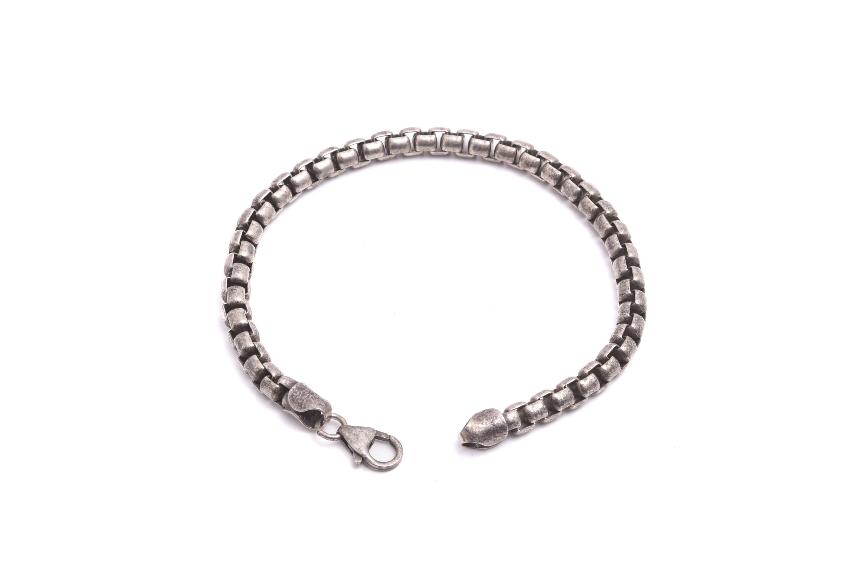 ARMLÄNK OXIDERAT SILVER 20,5CM, BREDD: 5,4MM, TILLV. GULDFYND - Bild 2