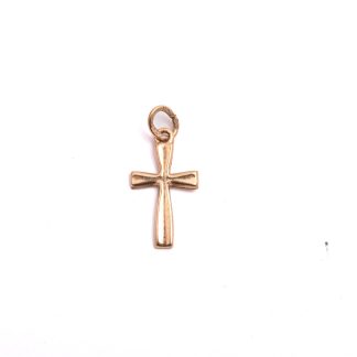 HÄNGE KORS, 16x8MM INKL. ÖGLAN, SVENSK IMPORT-STÄMPEL