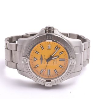 HERRUR BREITLING AVENGER SEAWOLF CHRONOMETER 3000M AUTOMATIC 45MM, MODELL: A17319 M CERT I ORIG ETUI, REK. NYPRIS: 58000:-