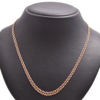 HALSKEDJA BISM DOSERAD 43,5CM, BREDD: 3-5MM, TILLV. ODENGULD, KÖPING