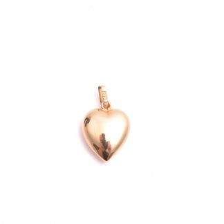 HÄNGE HJÄRTA, 2,1CM INKL ÖGLAN, TILLV. HEDBERGS GULD, DALSJÖFORS 1988