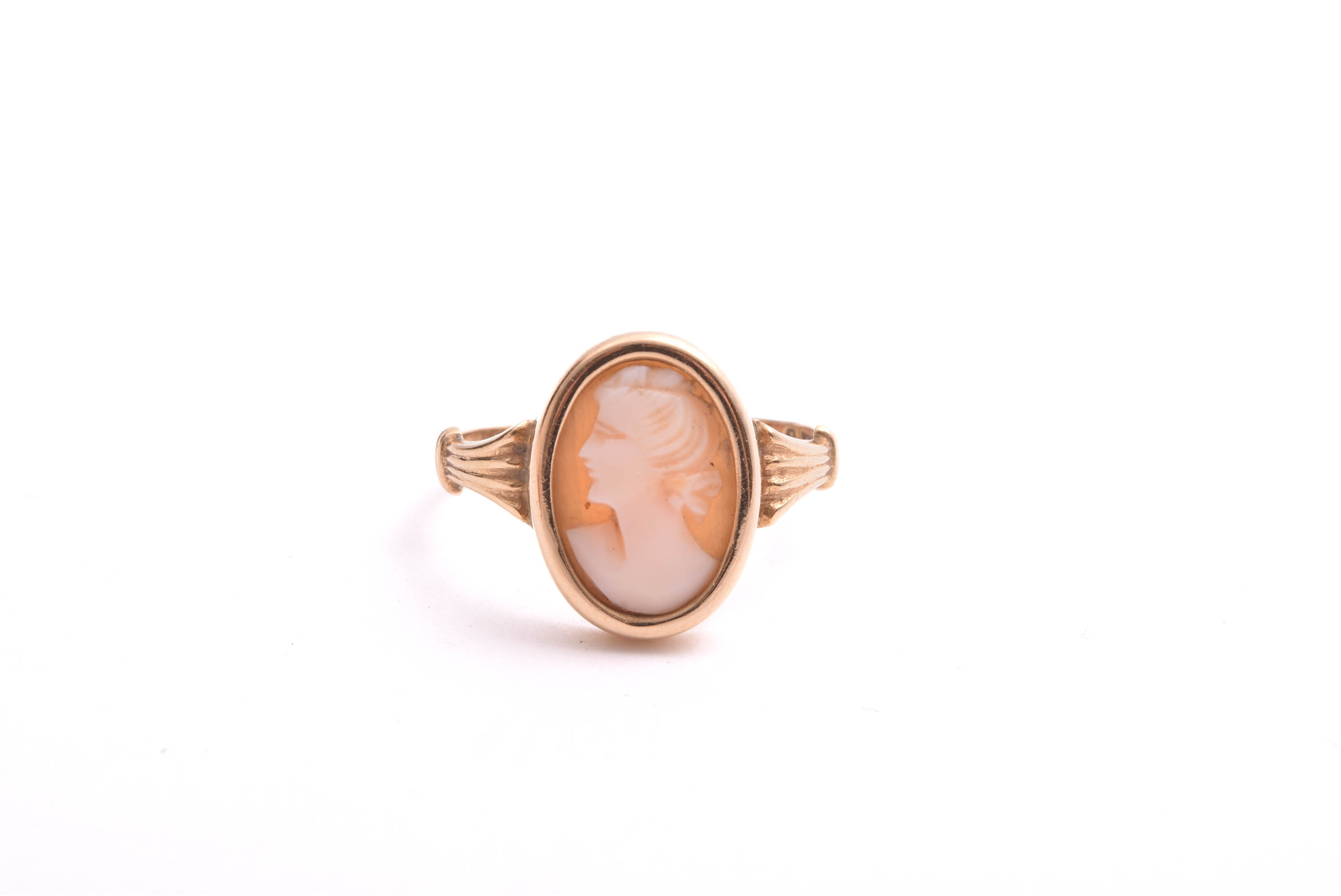 RING SNÄCK-CAMÉ, 18,75MM, TILLV. EKSTRÖM & BLOHM, FALKÖPING 1954 (OBS!! CAMÉN RÖR SIG I FATTNINGEN)