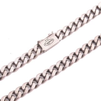 HALSKEDJA SILVER PANSAR 42CM, BREDD: 5,6MM, TILLV. BALESTRA, SVENSK IMPORT-STÄMPEL