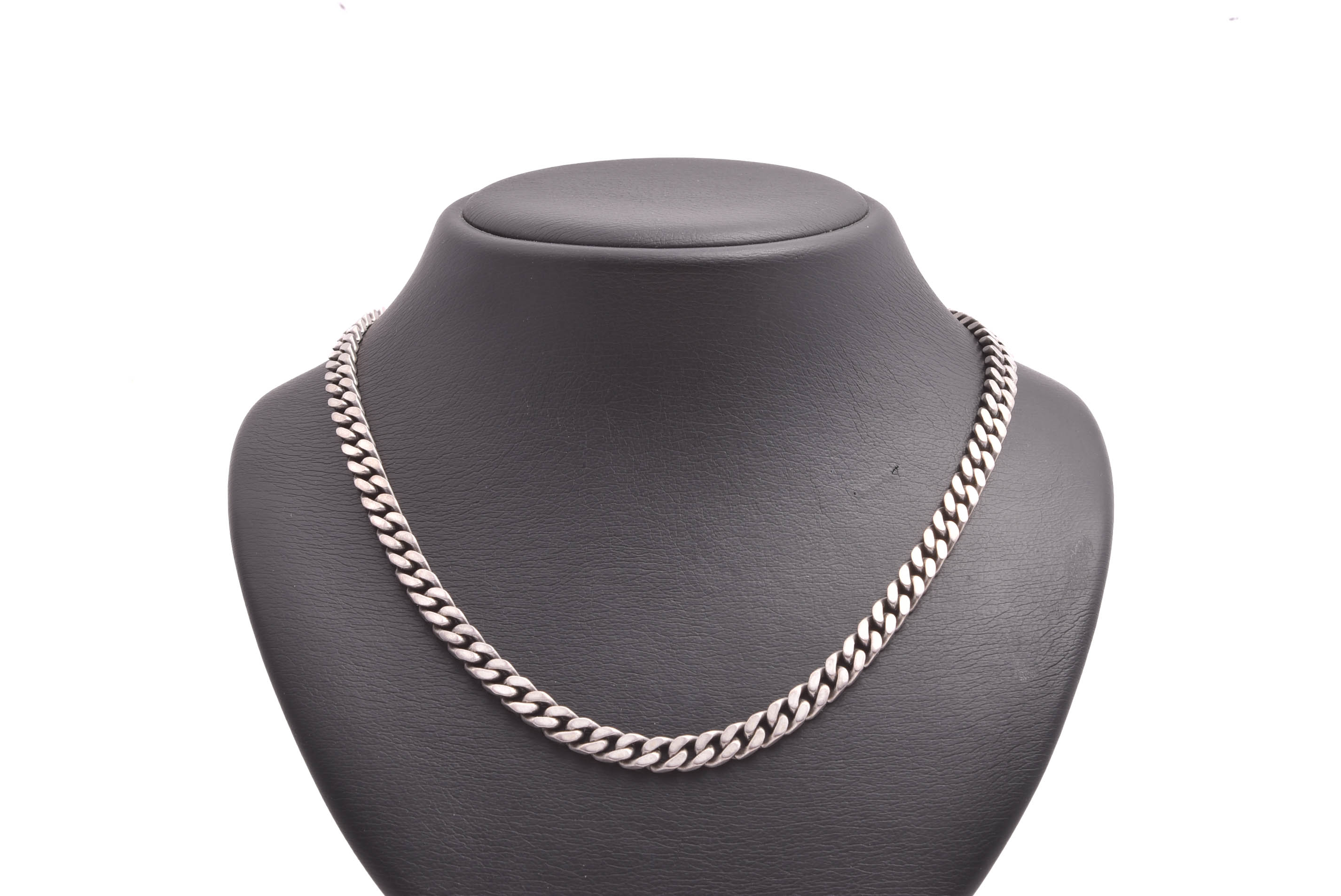HALSKEDJA SILVER PANSAR 42CM, BREDD: 5,6MM, TILLV. BALESTRA, SVENSK IMPORT-STÄMPEL - Bild 2