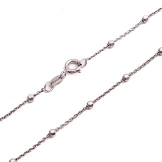 HALSSMYCKE SILVER 45CM, TILLV. ITALIEN