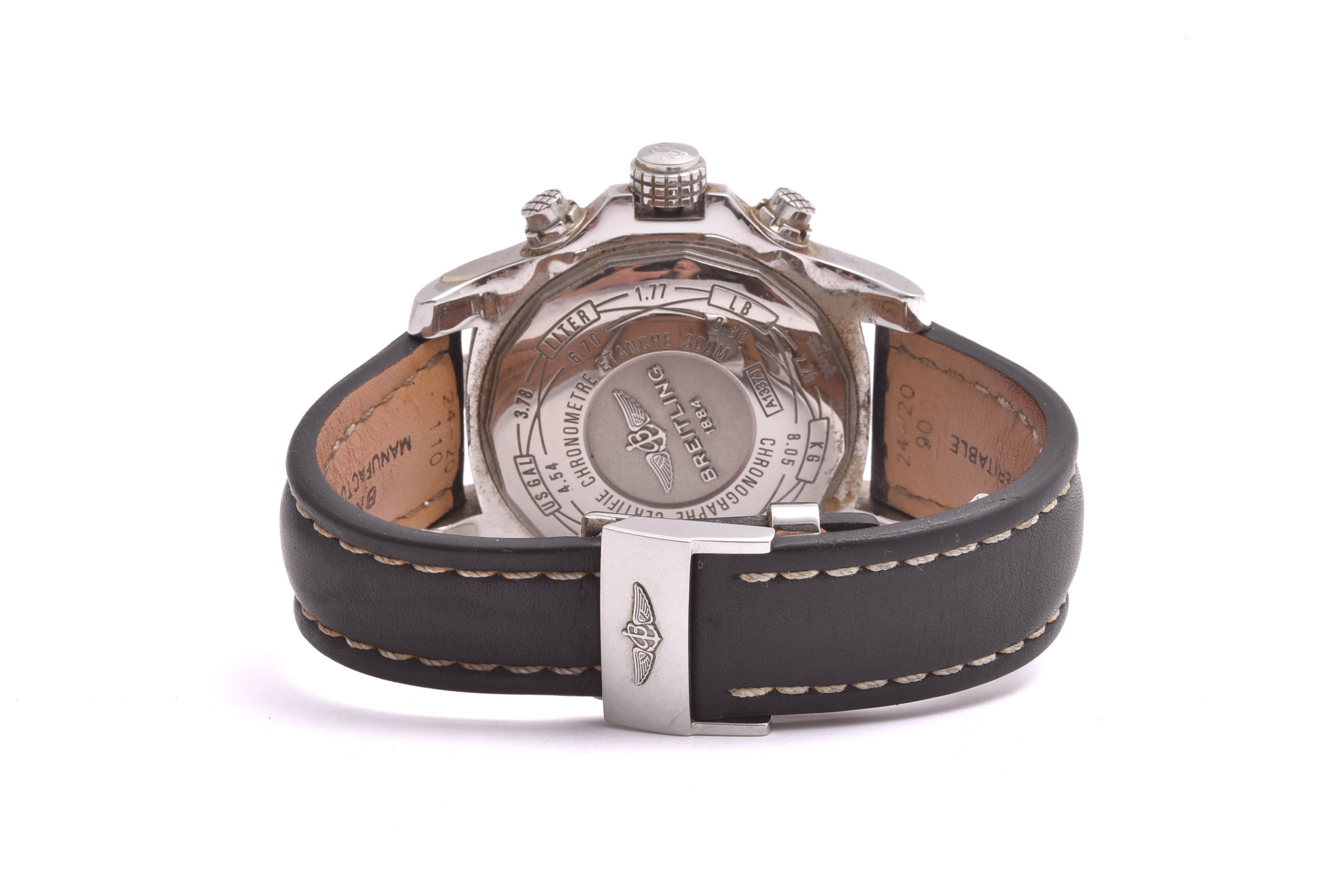 HERRUR BREITLING SUPER AVENGER II AUTOMATIC 48MM, MODELL: A1337111/G779 M CERT (2016) I ORIG ETUI M YTTER-LÅDA - Bild 2