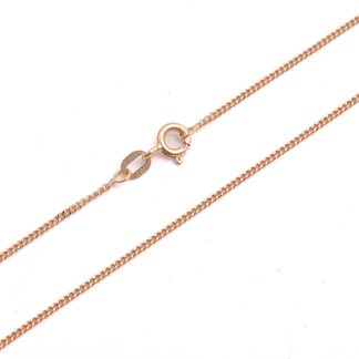 HALSKEDJA PANSAR 50CM, BREDD: 1,3MM, TILLV. GULDFYND, REK. NYPRIS: 8798:-