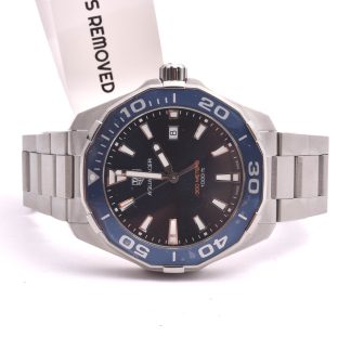 HERRUR TAG HEUER AQUARACER 300M Q MODELL: WAY1010 (REPA PÅ RINGEN, CERT & ORIG ETUI SAKNAS) REK. NYPRIS: 29100:-