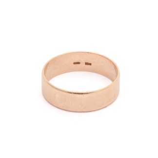 SLÄT RING I ROSÉGULD ø 17,5MM