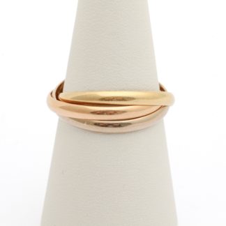 RING I TRE-FÄRGAT GULD ø 18MM - TILLV. SVERIGE