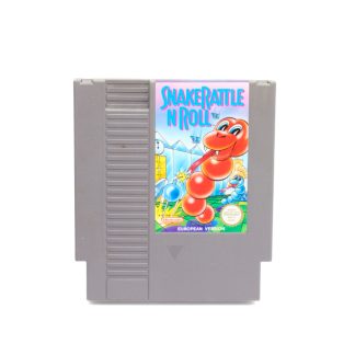 SPEL TILL NINTENDO 8-BITAR: SNAKE RATTLE N ROLL (EU-VERSION) MÄRKT SCN - OBS! ENDAST KASSETT