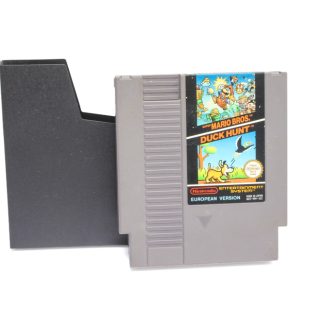 SPEL TILL NINTENDO 8-BITAR: SUPER MARIO BROS & DUCK HUNT (EU-VERSION) MÄRKT SCN - OBS! ENDAST KASSETT, I KASSETTFICKA