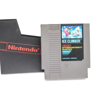 SPEL TILL NINTENDO 8-BITAR: ICE CLIMBER (EU-VERSION) - OBS! ENDAST KASSETT, I NINTENDO KASSETTFICKA