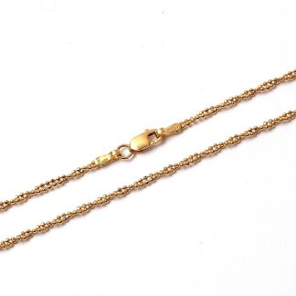 1 HALSKEDJA L: 62,5CM, B: 2MM / 21K 6,4G