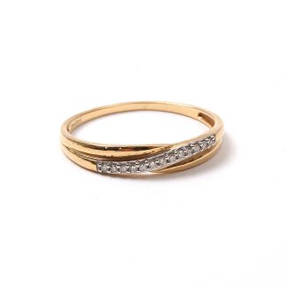 RING MED DIAMANTER 18MM. TILLV. GULDFYND