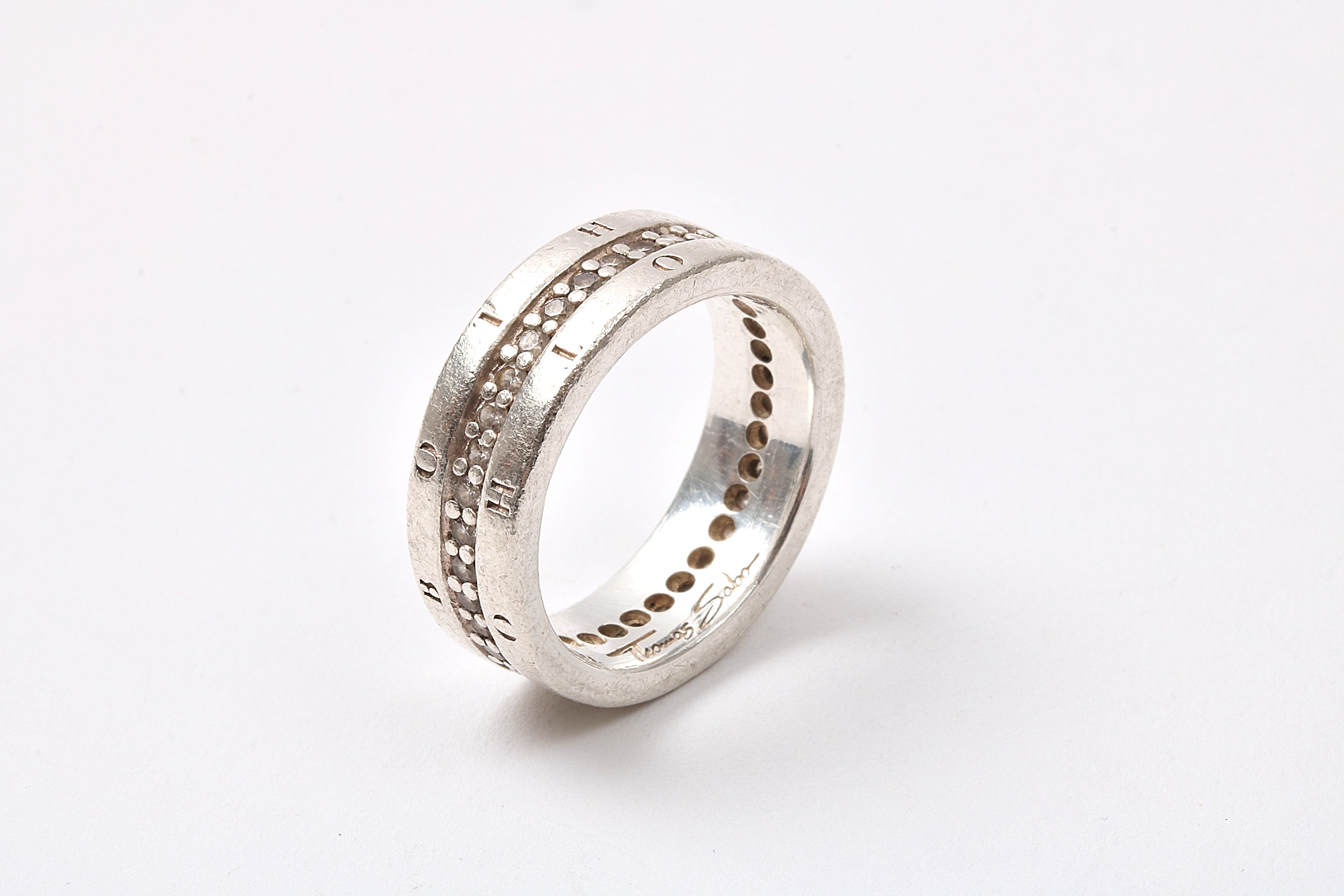 RING SILVER THOMAS SABO , 16,75 MM
