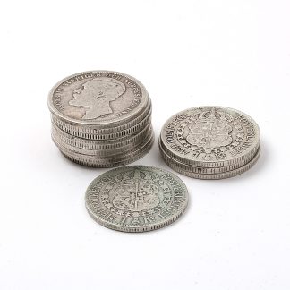 13 SVENSKA ENKRONOR FÖRE 1942 80% SILVER