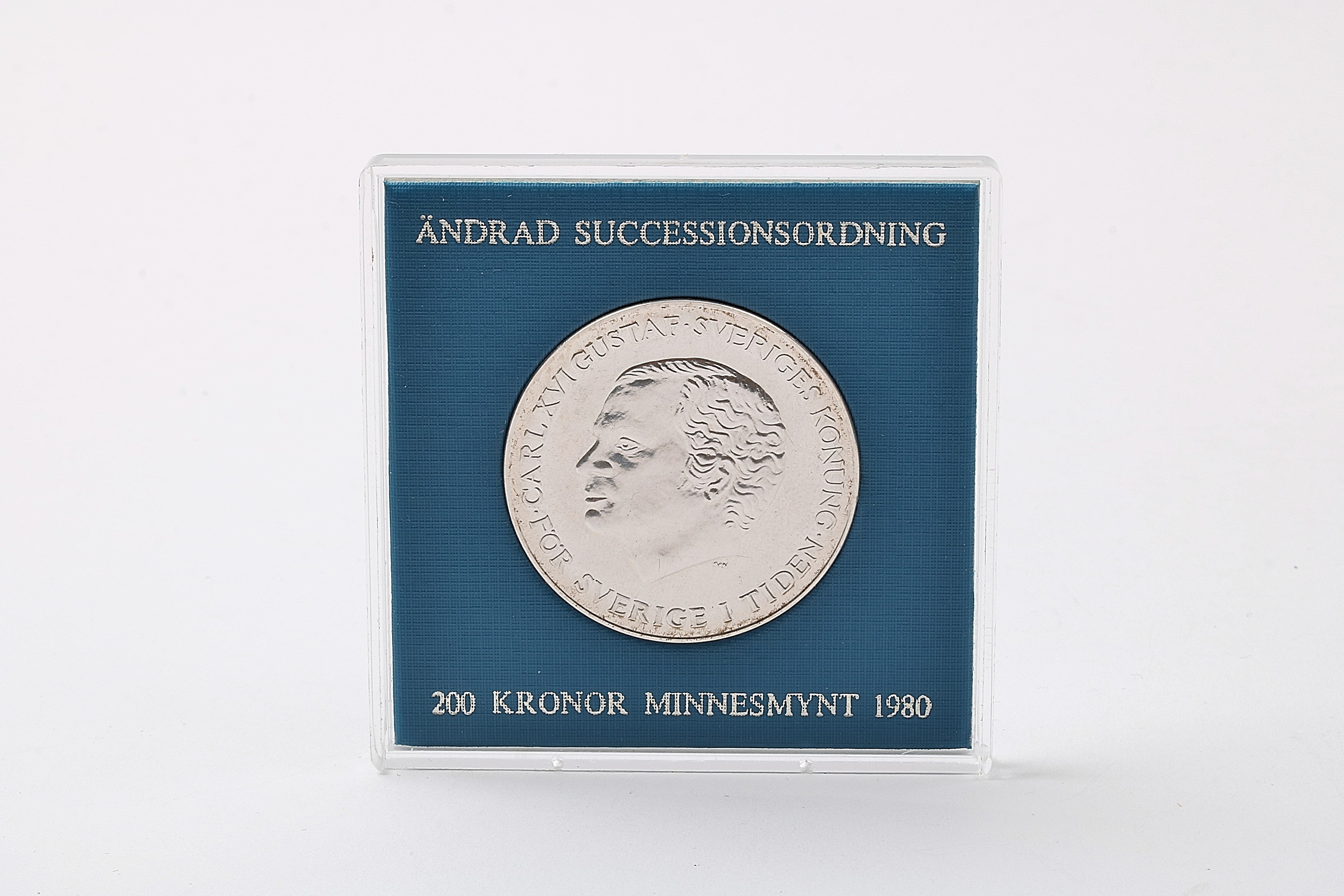 MINNESMYNT 200KR 1980 ÄNDRAD SUCCESSIONSORDNING