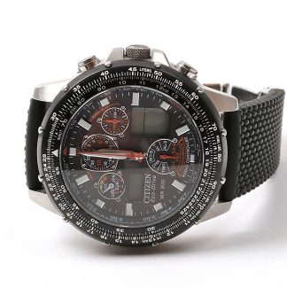 HERRUR CITIZEN ECO-DRIVE WR200 U600-S049679 GUMMILÄNK EJ ORIGINAL. BEHOV AV BATTERIBYTE