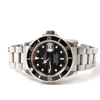 HERRUR ROLEX SUBMARINER AUTOMAT. 40MM. REF.NR. 16610. CERT 1994 DOUGLAS KROOK. ORIGINAL KRT