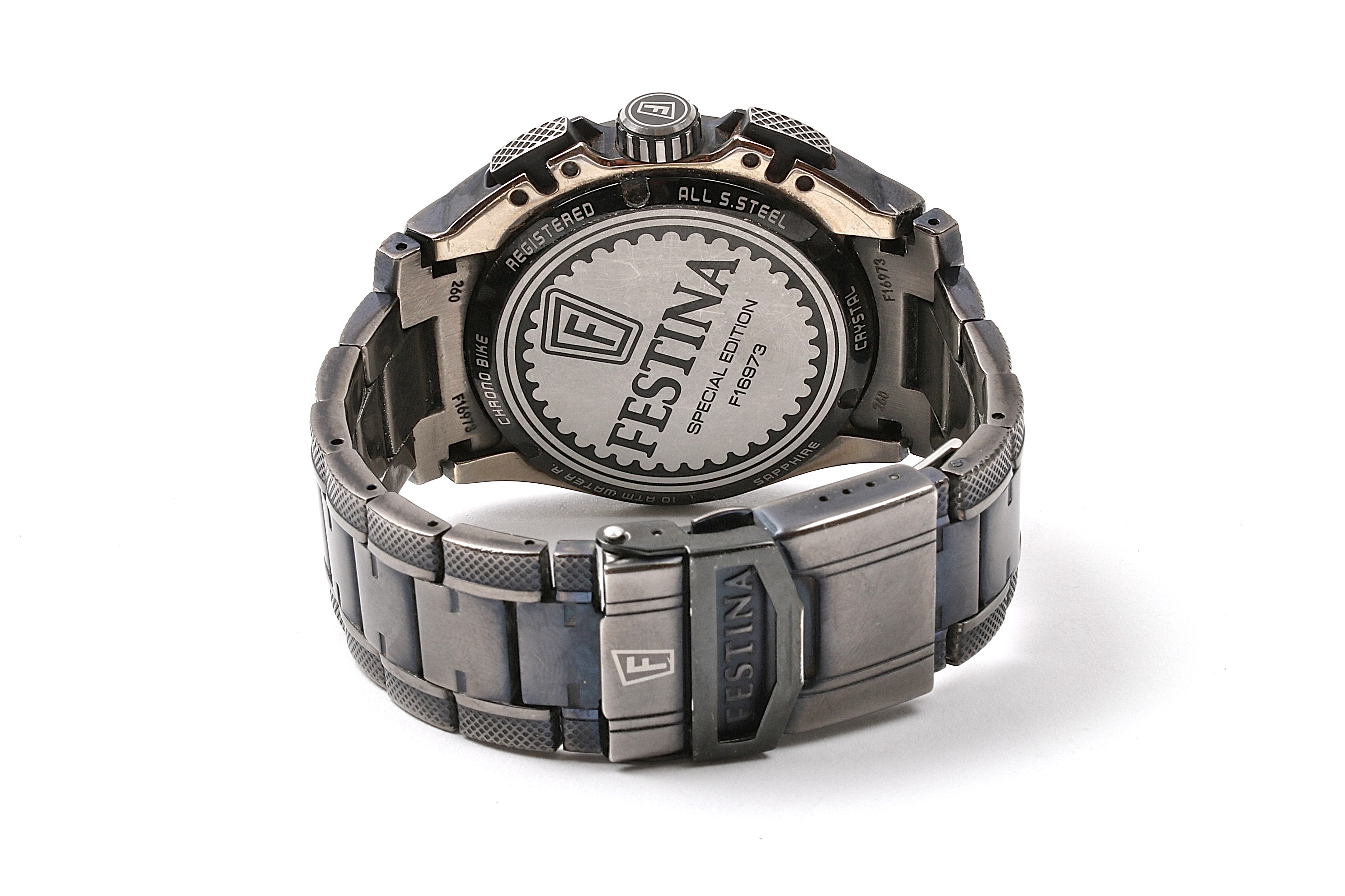HERRUR FESTINA CHRONO BIKE F6973. 46MM. BEHOV AV BATTERIBYTE . BRUKSSLITAGE - Bild 2